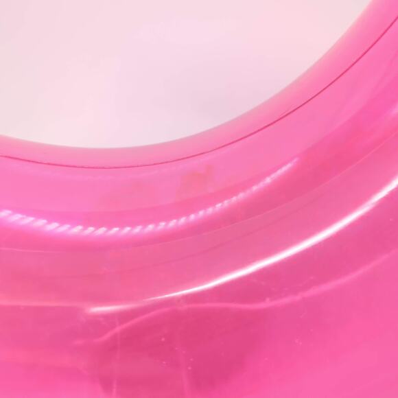 Intex 30" Transparent Hot Pink Inflatable Swim Tube / Pool Ring / Float - GUC - Picture 10 of 11